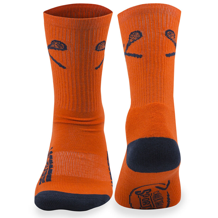 Retro Crossed Sticks Lacrosse Woven Mid-Calf Socks Multiple Colors Retro Crossed Sticks Lacrosse Woven Mid-Calf Socks Multiple Colors